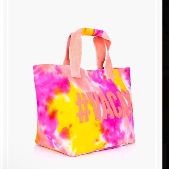 VACAY VIBES TOTE!!! Bright vibrant colors!! Durable material! QUALITY! New - Picture 4 of 5